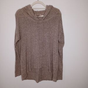 FLAX tan hoodie size small